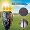 Outdoor Solar LED Torch Lights Sunlights Flashlight Waterproof Garden Decoration Lantern For Patio Street Balcony Yard Pathway