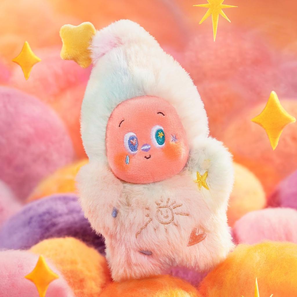 POP MART Twinkle Twinkle Sweet Dreams Forecact Series Plush Pendant Pop Mart Gachapon Blind Box Figure Original Character Birthday Gift (1 Piece)