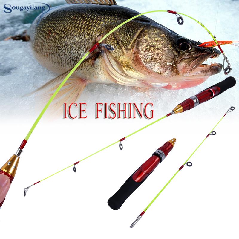 Ice Fishing Rod 55cm Carbon Fiber Winter Outdoor Sports Ice Fishing Accessories Ice Fishing Pole