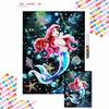 5D Diy Diamond Painting The Mermaid In The Water Full Drill Rhinestones Mosaic Embroidery Handmade Products Home Decor Gift