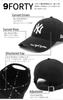 New Era Кепка 9FORTY с длинным козырьком MLB ONSPOTZ NY FREE New York, Логотип, Эксклюзивная, Черная, Размер. (Стиранный хлопок, Янки)