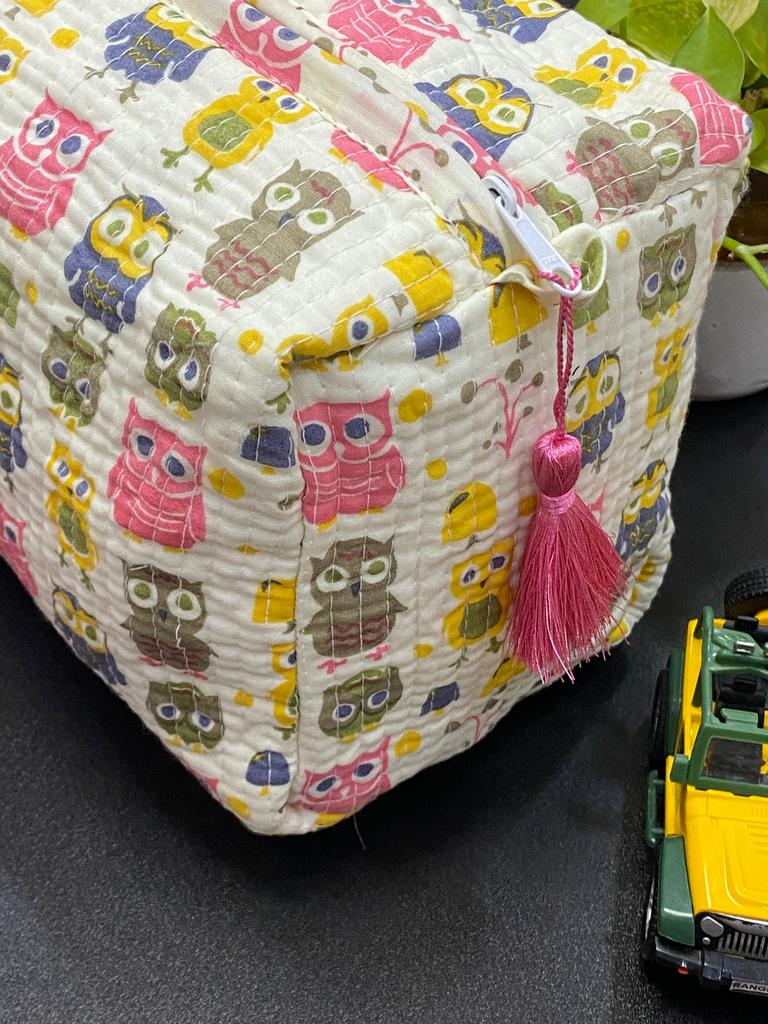 LARGE Multipurpose Quilted Pouch/ Bag