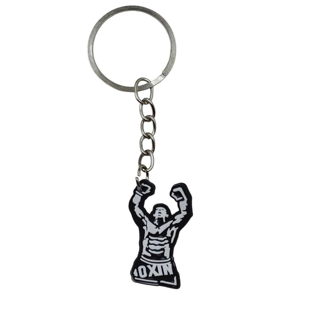 Creative Sports Keychain: Soft PVC Rubber Keyring for Football, Basketball, Volleyball, Rugby Bag Pendant