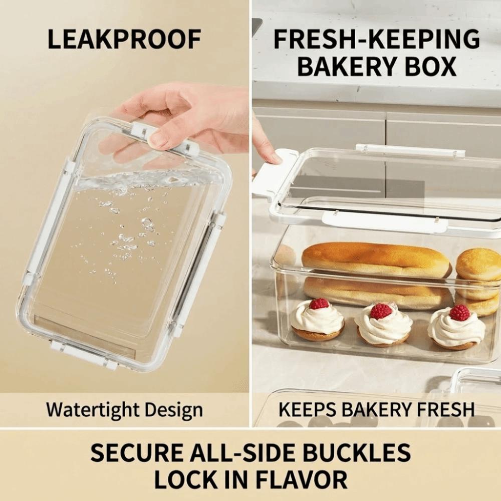 with Lid Food Storage Container Transparent Sealed Lunch Box Food Preservation