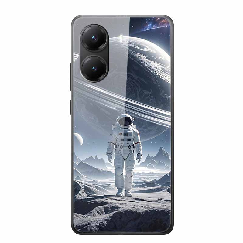 Стеклянный чехол для Poco X7 pro Роскошная задняя крышка телефона Капа Градиентный цветной чехол для PocoX7pro X 7 pro Жесткий закаленный щит Конфетное покрытие