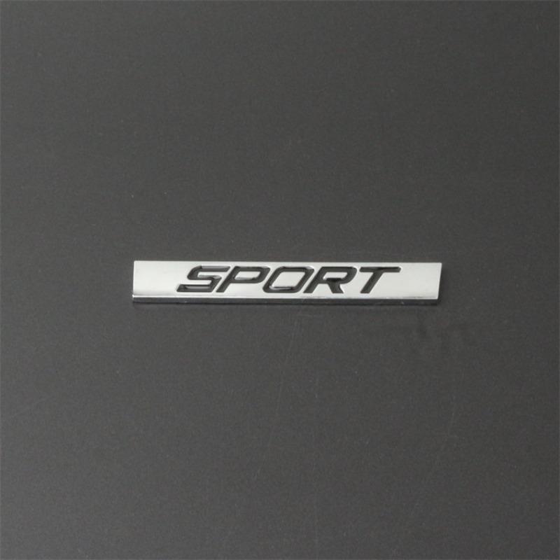 Car personalized modification car sticker metal sports car logo, sports version body sticker tail label scratches decorative sticker side label