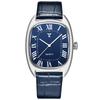 New luxury Men's Quartz Watches TYBERLEY 36MM Classic Leather Watchband Business Wrist Watch for Man Waterproof Sport Watch