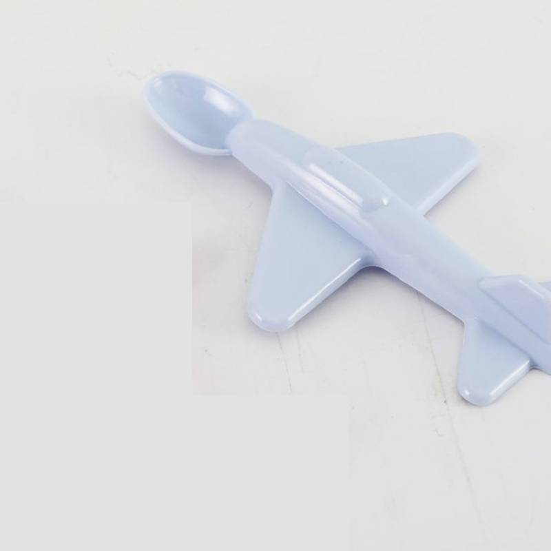 Childrens Airplane Shaped Plastic Spoon With Cute Design For Kids Meals And Gifting