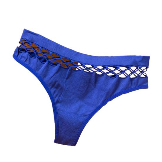Female Underwear Fabulous Hollow Out Smooth Ladies Underpants Seamless Solid Color G-strings Underpants Women Supply