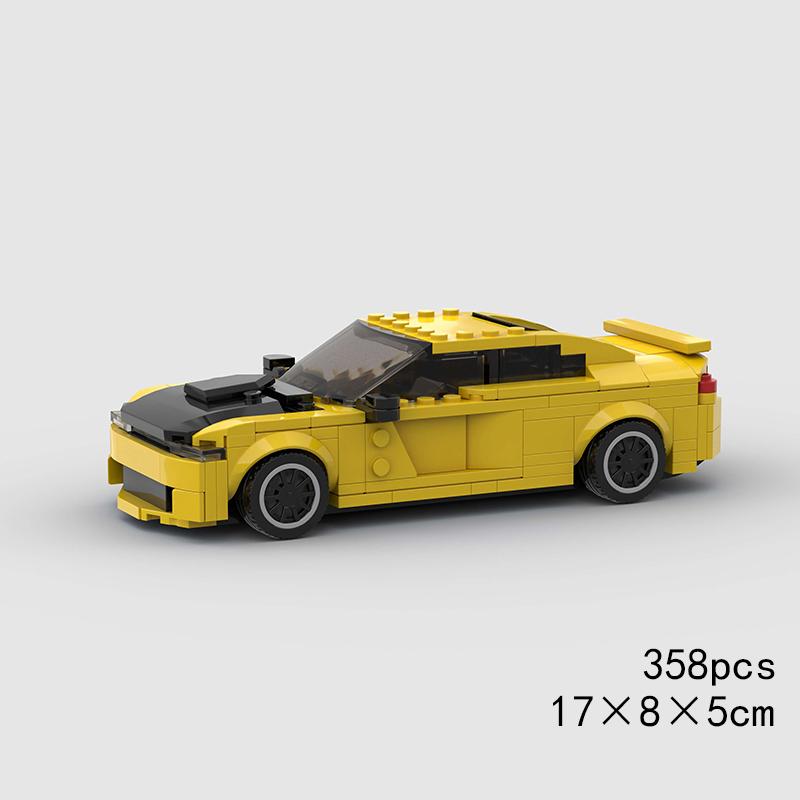 MOC Car Super Race City Speed ​​Sport Pickup Vehicle Model Building Blocks Rally Supercar Racing Bricks Christmas Gift Technical
