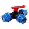 PE Valves For Water Systems 20mm 25mm Hose Connection Strong Leak Resistant Construction for Commercial Plumbing