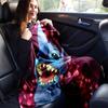 1pc Stitch Printing Blanket for All Season, Unisex Cartoon Blanket, Office Blanket, Lunch Rest Blanket, Camping