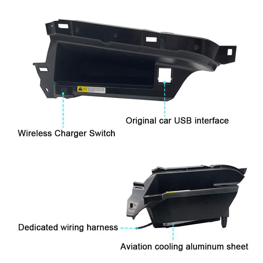 15 Вт автомобильное беспроводное зарядное устройство для Toyota C-HR CHR IZOA 2019~2021 аксессуары для интерьера специальный мобильный телефон быстрая зарядная панель