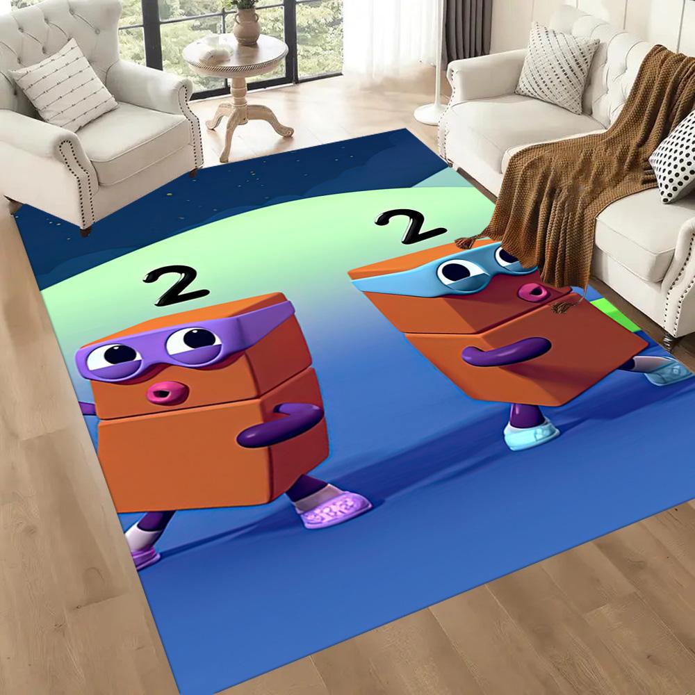 Numberblocks Area Rug Suitable for Decorate room Hallway Foyer Entryway Antislip Carpet Office home decor Best for Christmas
