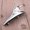 New Chrome Eagle Head Shape Design ATV Front Fender Frame Ornament Front Fender Accent Piece for Motorcycle Motorbike Car