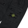 STONE ISLAND Однотонные повседневные брюки для детей, с застежкой-молнией, средней посадки, облегающие, Детские брюки, Черный 811630115-V0129