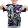 Murder Drones Cartoon 3d Print T-Shirt for Boys Girls Casual Clothing Summer Crew Neck Short Sleeve Tees Fashion Kids T-shirt