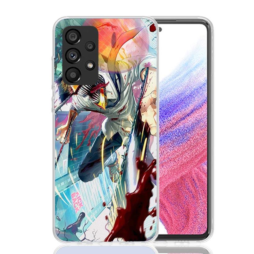 Чехол для телефона C-Chainsaw Man Denji для Samsung Galaxy A52 A32 A22 A12 A02S A50S A30S A51 A31 AA71 Note 20 Ultra 10 S10 Plus Galaxy