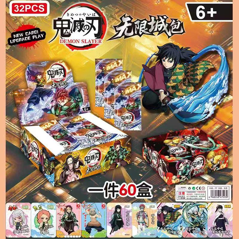 Карточка Kimetsu no Yaiba Английская версия Танджиро Незуко Канроджи Ограниченная карта SGR Аниме Периферия Коллекция Карточки Игрушки Подарки