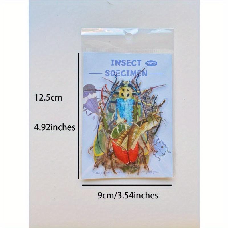 40 листов/упаковка Милые красочные птицы и насекомые Блокнот Декоративные наклейки Декоративные наклейки для скрапбукинга Этикетка Дневник Канцелярские товары Альбом Телефон