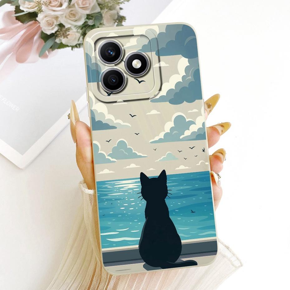 Новый модный чехол для телефона Honor X8d Мягкие силиконовые чехлы для Honor X8d X 8D 4G Ударопрочные чехлы Бамперы