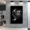 Animals Black And White Lions Love Family Prints Poster Canvas Painting Modern Wall Art Pictures Living Room Bedroom Home Decor
