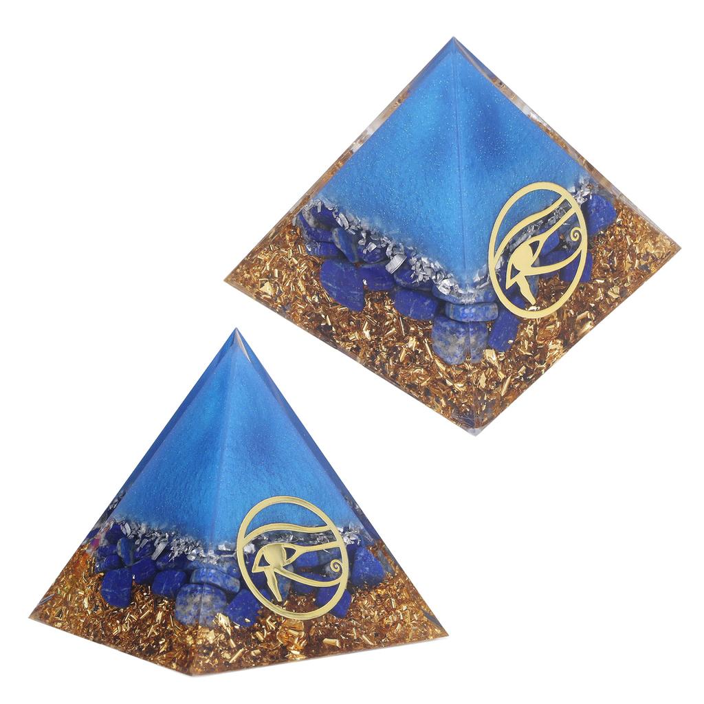 Orgone Pyramid Energy Generation Peaceful Mind Durable Unique Design Crystal Pyramid for Office