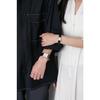 Мужские кварцевые часы Seiko Selection SSEH019 Серебристый/Черный кожаный ремешок