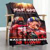 Marc Mrquez Personalized Name Blanket Multipurpose Personalized Blanket Soft Warm Cozy Great For Bed Home Decor Office Chair Four Seasons Universal