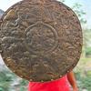 60.96 Cm Medieval Parade Shield of Alexandra Farnese 18G Brass Decorative Item
