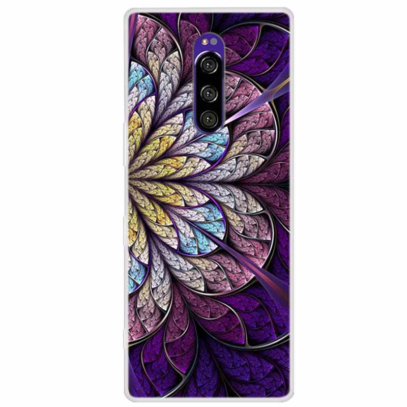 Чехол для Sony Xperia 1 Роскошные Животные Прозрачная Крышка для Sony Xperia1 XZ4 SO-03L SOV40 J8110 J9150 J8170 Корпуса Чехлы для Телефона