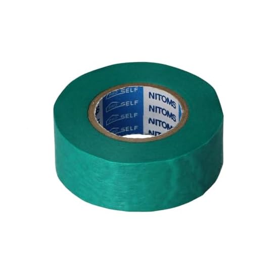 Nitoms PROSELF Masking Tape for Rough Siding PT-8, 18mm Width x 18m Length, 2-Pack, Made in Japan, W