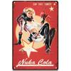 Nuka Cola Drink Posters Game Metal Sign Retro Tin Sign Plaque Metal Vintage Wall Decor for Bar Pub Club Man Cave Decoration