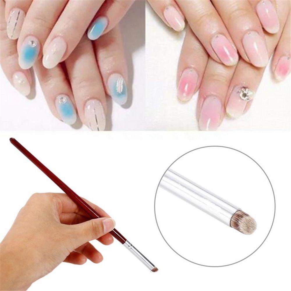 Fashion Nail Art Tools Gradient Nail Brush Ombre Brushes UV Gel Polish Dye Drawing Pen
