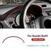 Real Soft Carbon Fiber Sticker LHD RHD Car Speedometer Frame Trim For Suzuki Swift ZC31S/ZC32S 2005 2006 2007 2008 2009 2010