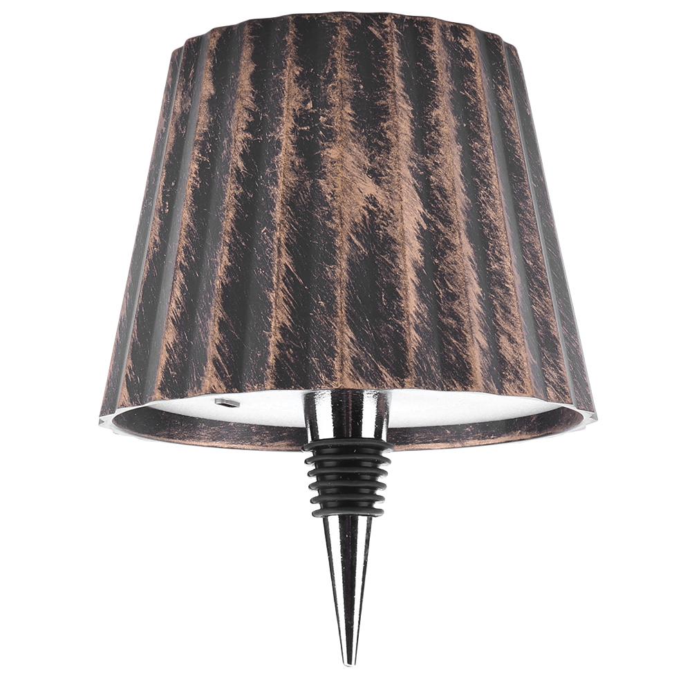 Беспроводная бутылочная лампа Настольная лампа Беспроводной светильник настроения Перезаряжаемые сенсорные лампы 3 цвета света для ресторана и бара, для вечеринки, декоративная