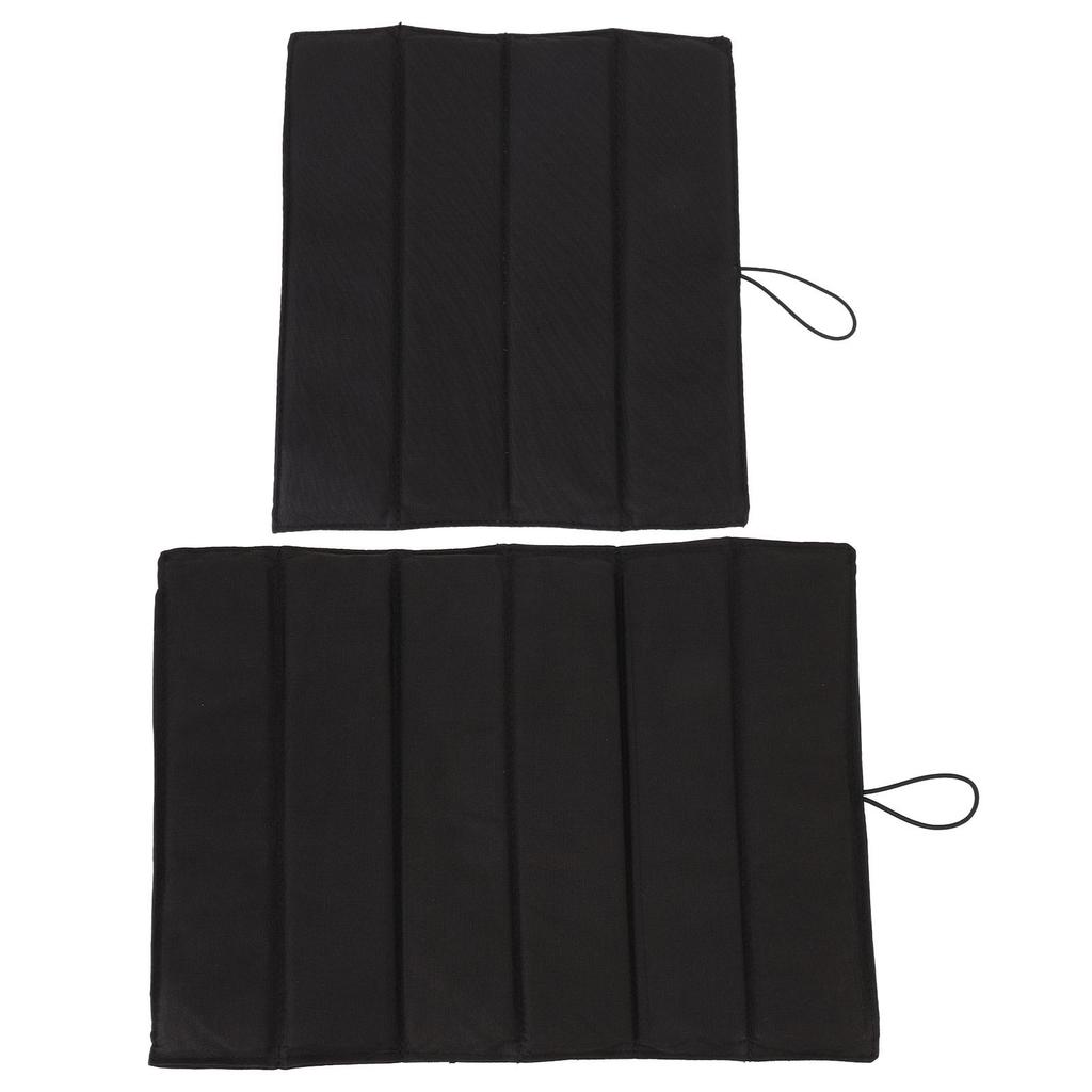 Черный портативный водонепроницаемый коврик для пикника, утолщенная складная небольшая подушка для кемпинга на открытом воздухе