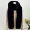 Fashionable 180cm Fake Fur Long Scarf Soft Fur Decor Winter Fluffy Scarf Thick Ladies Neck Warmer Scarves Outdoor