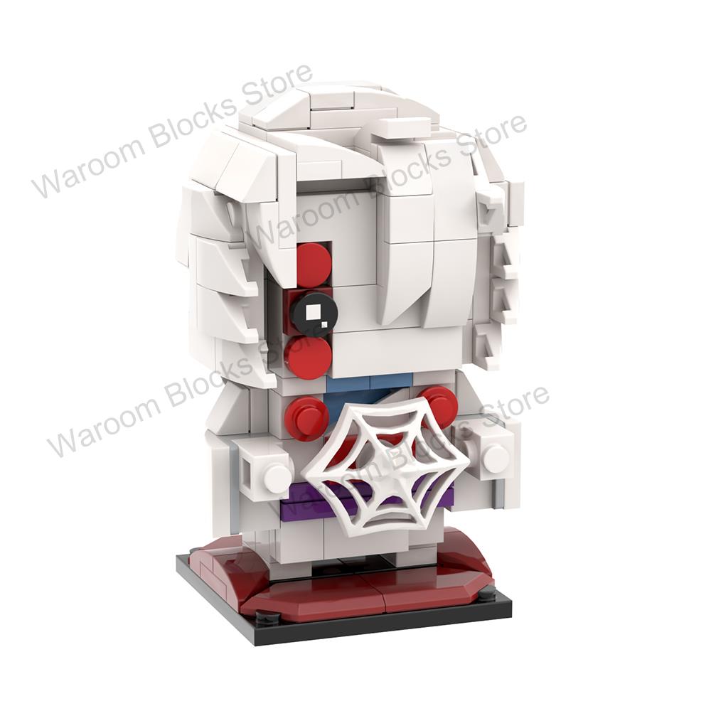 MOC Demon Bricks Anime Figure Slayer Head Tanjirou Mitsuri Inosuke Building Blocks Friends Gift Toys For Children Adult 3D Medol