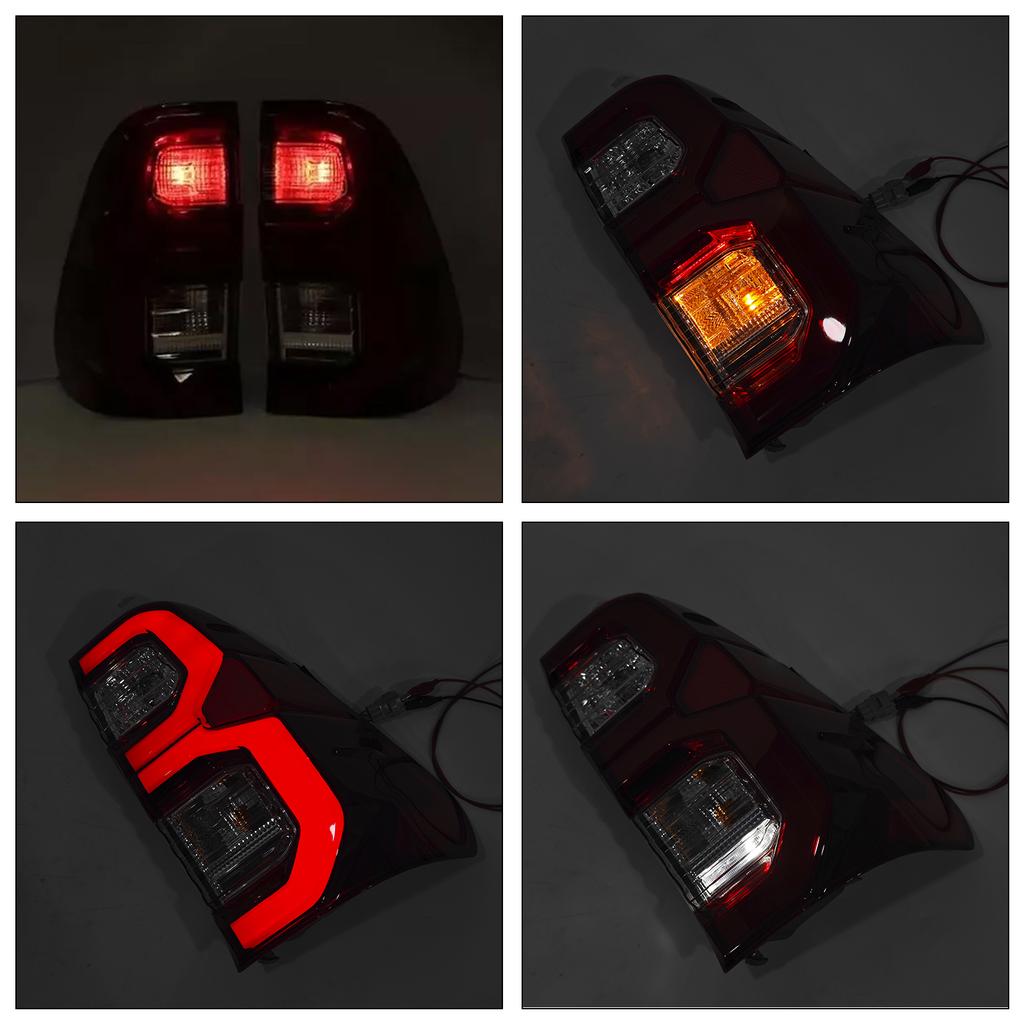 Rear Right & Left LED Tail Light Lamp Pair For Toyota Hilux Revo Rocco 2015-2021