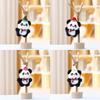 Plush Panda Toy Keychain With Soft Short Plush For Girls Gift Collection