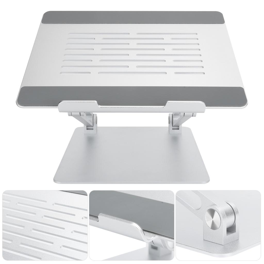 Laptop Stand Computer Cooling Rack Heat Release Adjustable Notebook Holder SuppliesSilver