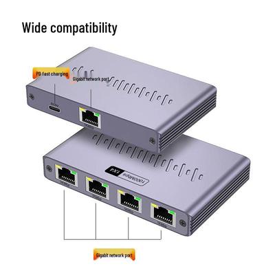 Коммутатор-разветвитель сети Gigabit RJ45 1 к 4