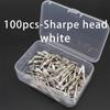 Dental Polishing Brush Set - Bowl-Shaped, Hollow Mandrel, Flat Head, 100 Pcs, Colored.