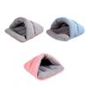 Comfortable Semi-Enclosed Cat Sleeping Bag Slipper Shape Soft Hamster Cotton Nest Warm Large Capacity Cozy Pet Bed Pet Shop