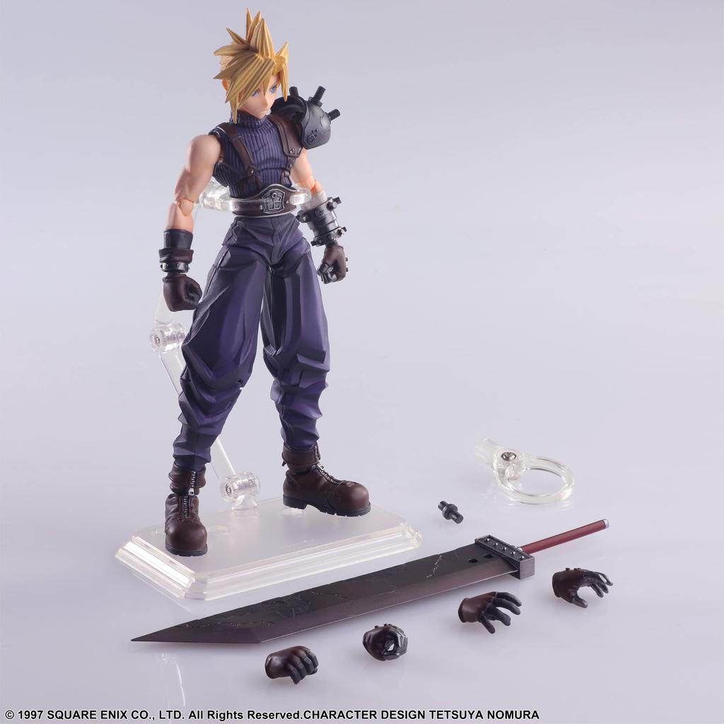 Final Fantasy VII Bring Arts ПВХ окрашенная подвижная фигурка<Cloud Strife>
