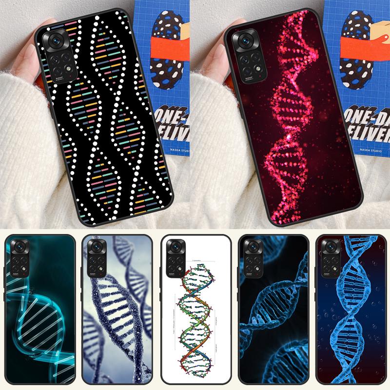 Science DNA Biology Case For Xiaomi Redmi Note 13 14 9 10 11 12 Pro 10S 11S 12S Cover For Redmi 13C 10C 12C 14C
