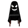 Easy Fit Ghost Chair Decor Halloween Cover, Cute Dining Reusable Seasonal Accents Decorative Slipcover for Holiday Party Home Furniture Protection