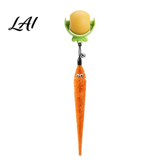 Interactive Toy for Indoor Cats Cat Ball Self Rolling Ball with Bell And Detachable Plush Tail Pet Tail Automatic Obstacle Avoidance Rechargeable