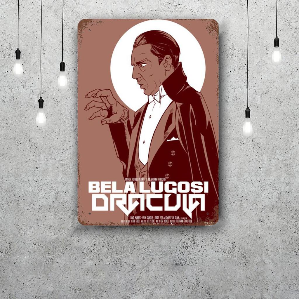 bela lugosi dracula actor Tin Sign Home Decor Wall Decor Art Wall Mural Room Decoration Decor Retro Metal Sign Plate Bar Posters